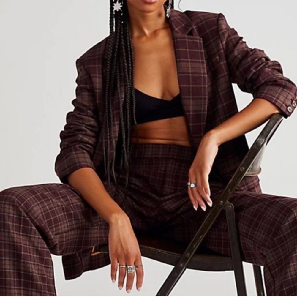Free People Billie Blazer NWT Size 0 - Picture 3 of 9